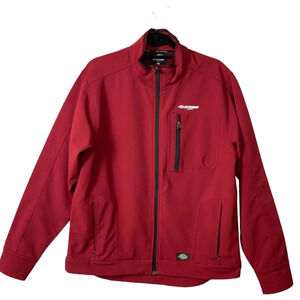 Dickies STORM  Softshell Jacket Water Resistant Dark Red Men's Sz M